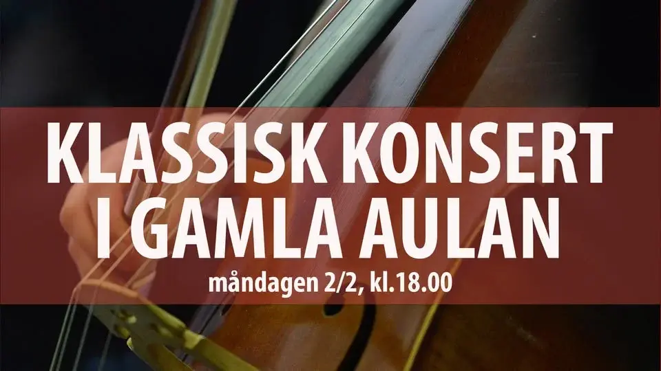Klassisk konsert i gamla aulan