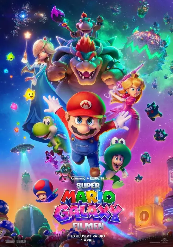 Bio: Super Mario Galaxy filmen (Sv. Tal)