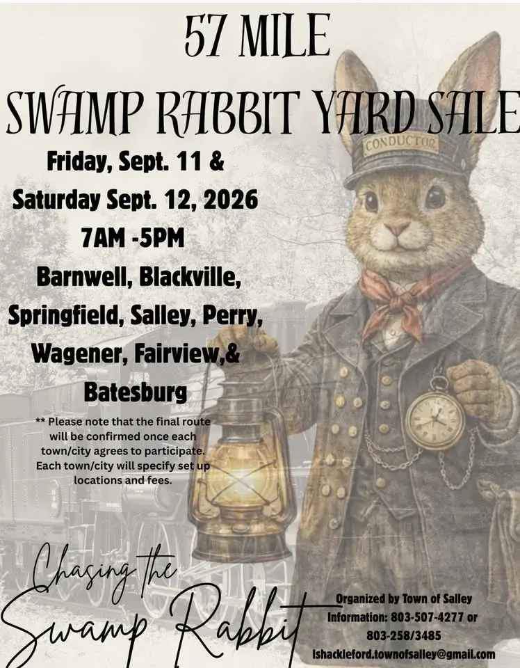 Swamp Rabbit Yard Sale- 57 Miles