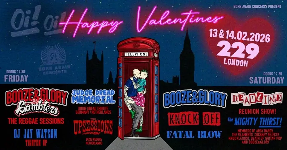 BOOZE & GLORY WEEKENDER 2026 at 229 - London