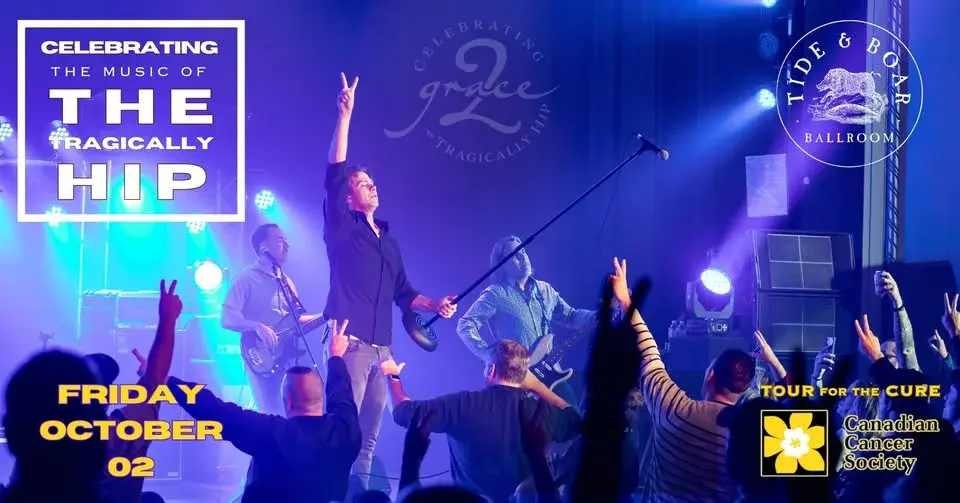 Second Annual Tour for the Cure featuring Grace2-Celebrating the music of The Tragically Hip
