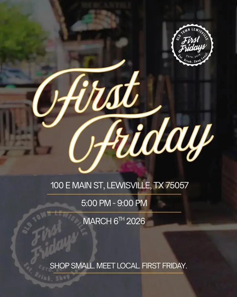 March First Friday in Old Town Lewisville