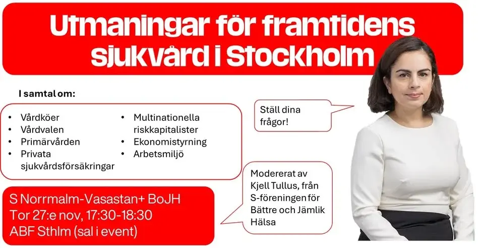 Utmaningar för framtidens sjukvård i Stockholm