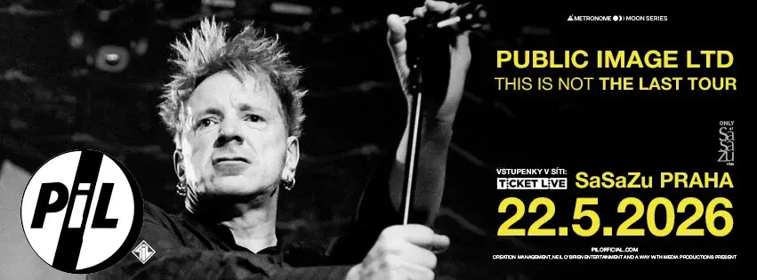 Public Image Ltd. (UK) vystoupí 22.5. v SaSaZu