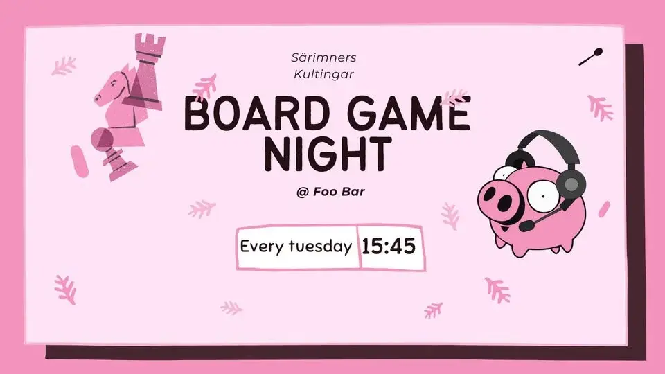 Board Game Night with SK!