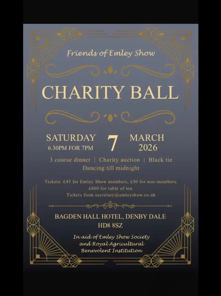 Friends of Emley Show Charity Ball