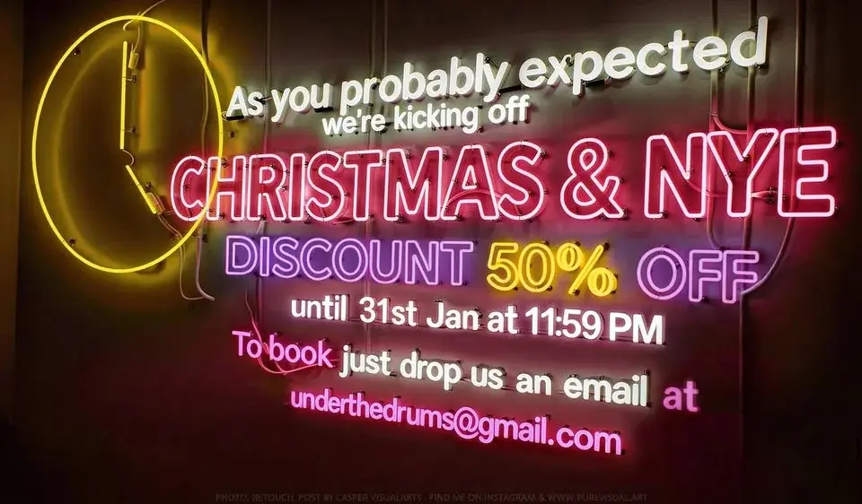 50% OFF Rehearsals, Recording, Production, Mixing & Mastering