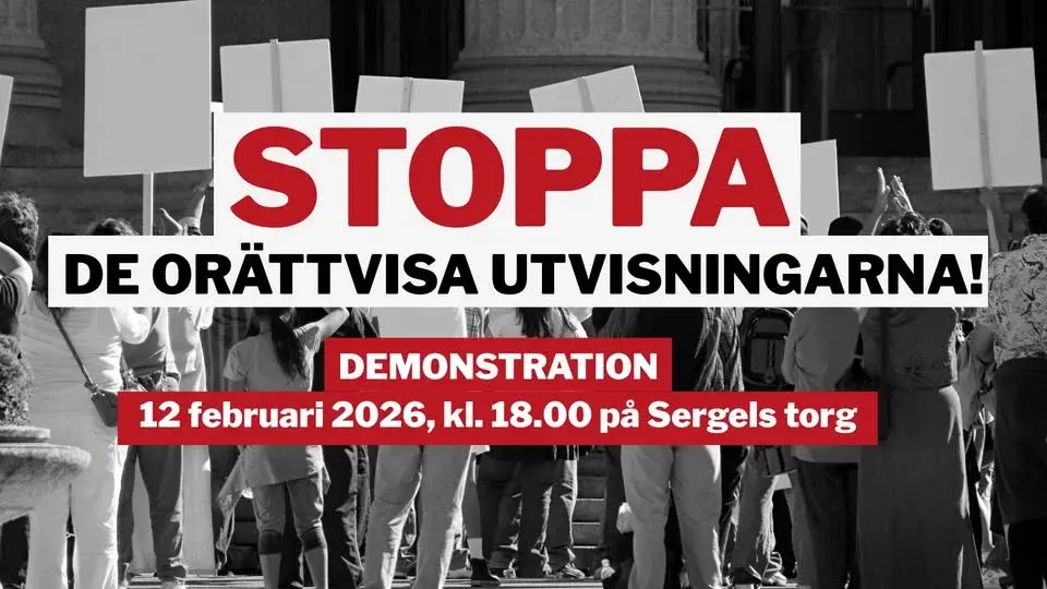 Demonstration mot orättvisa utvisningar