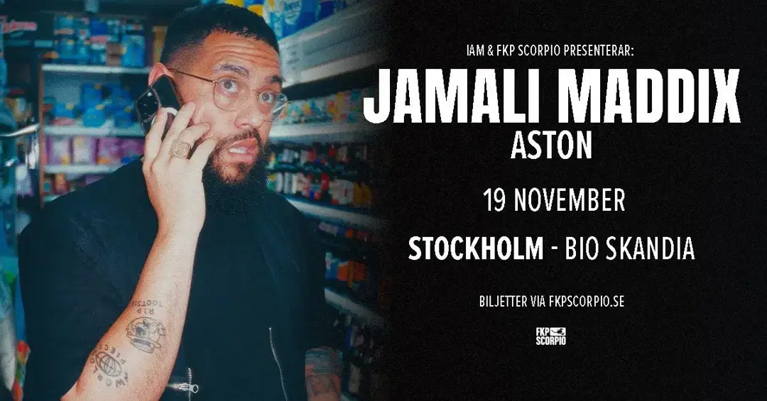 đ€ Jamali Maddix: Aston - Live i Stockholm
