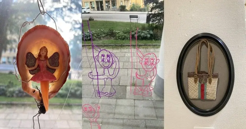 Vernissage för konstutställning från Lilla Frans