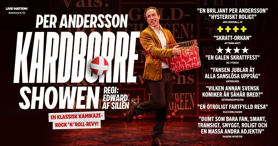 Per Andersson: Kardborreshowen | Skövde Kulturhus