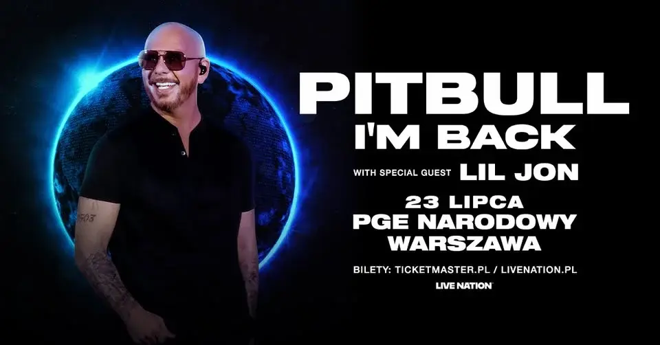 Pitbull – I’m Back! – Official Event – 23.07.2026, PGE Narodowy, Warszawa