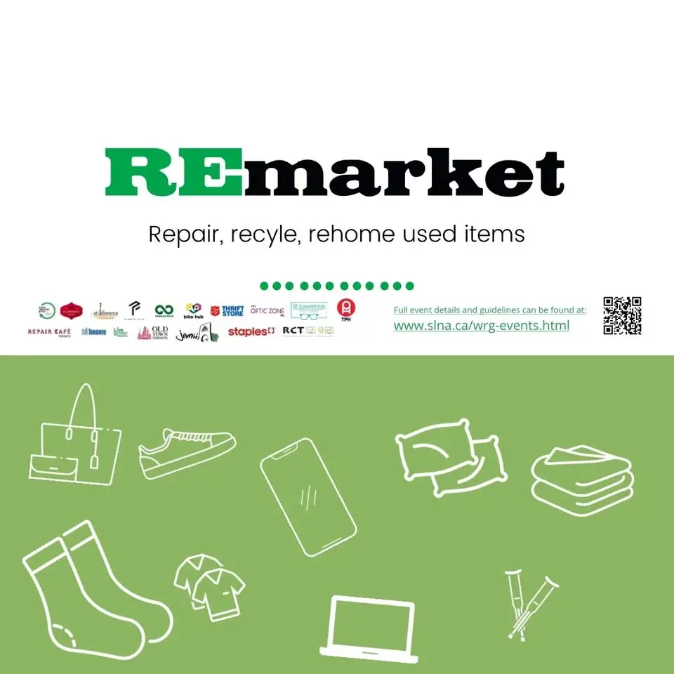 REmarket Donation Drive, Free Market, Small Bike Repairs, and Repair Cafe