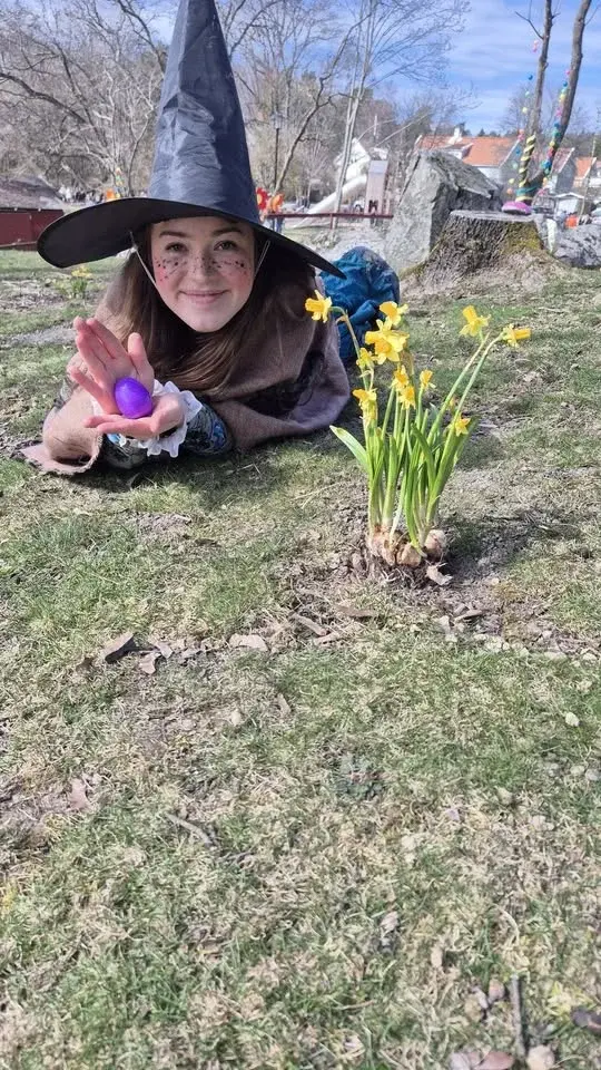 Påskevent med äggjakt