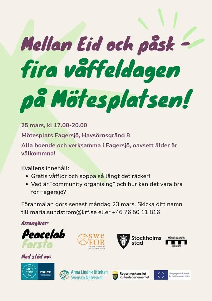 Våffeldagen i Fagersjö - 25 mars!