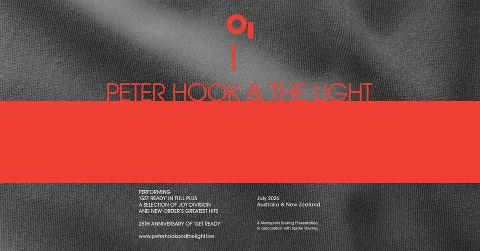 Peter Hook & The Light (UK) Australian Tour 2026 | Hindley St Music Hall