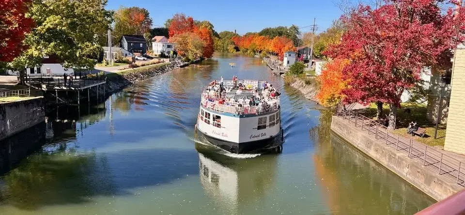“Leaf Peeping” Cruise aboard Colonial Belle during Fairport Oktoberfest & Scarecrow Festival