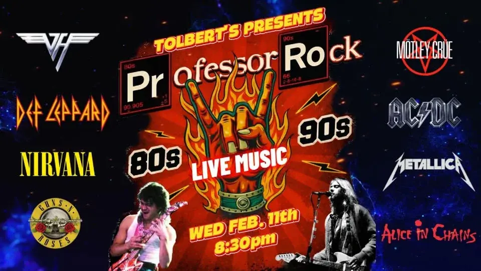 80s VS 90s LIVE ROCK SHOW | TOLBERTS - GRAPEVINE, TX | PROFESSOR ROCK BAND