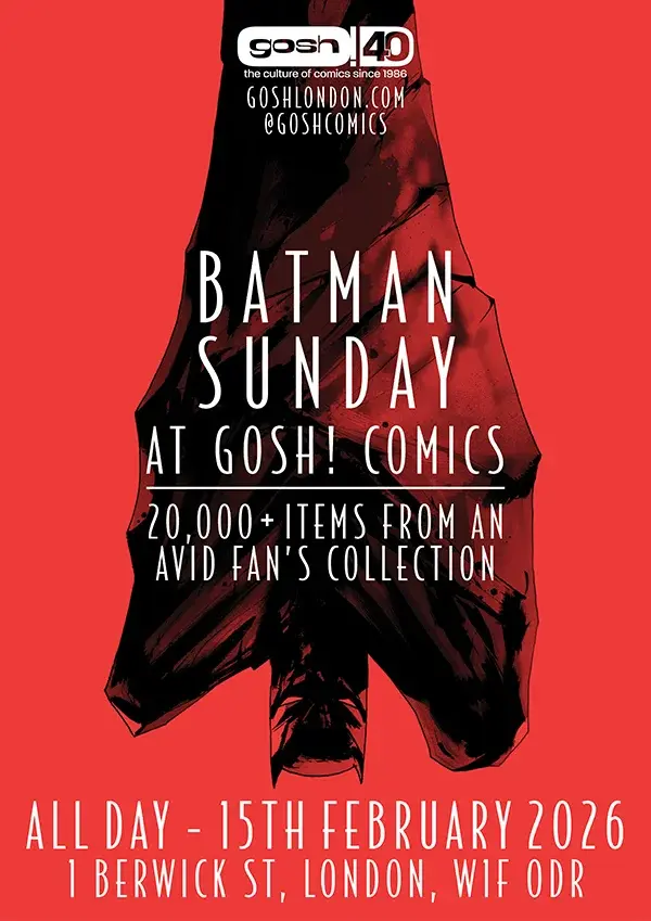 Batman Sunday at Gosh! Comics