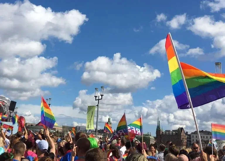 Stockholms Prideparad 2025 med Academic Pride 🏳️🌈🎉