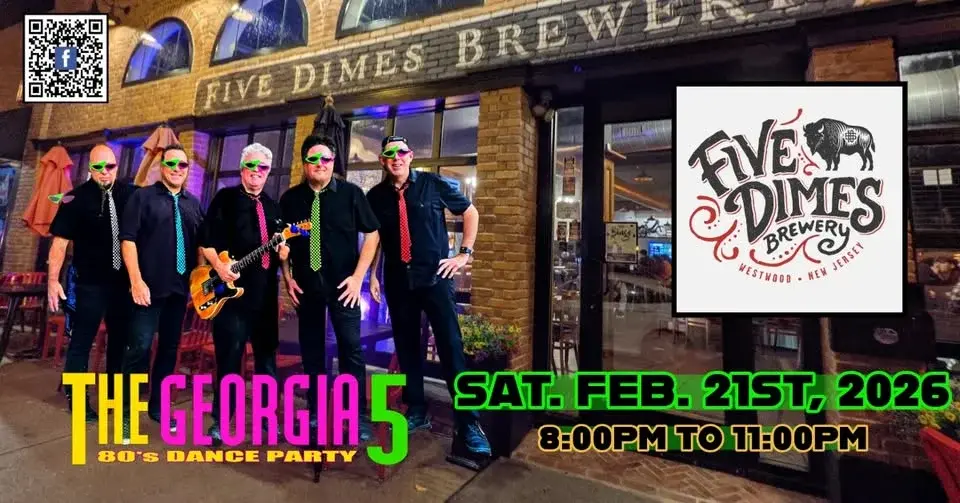 Five Dimes Brewery Presents: An Evening With The Georgia 5: 80’s Dance Party