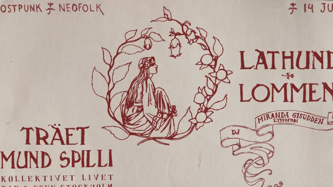 🌿 Lathund & Lommen: Östpunk & Neofolk-Kväll i Stockholm 🎶
