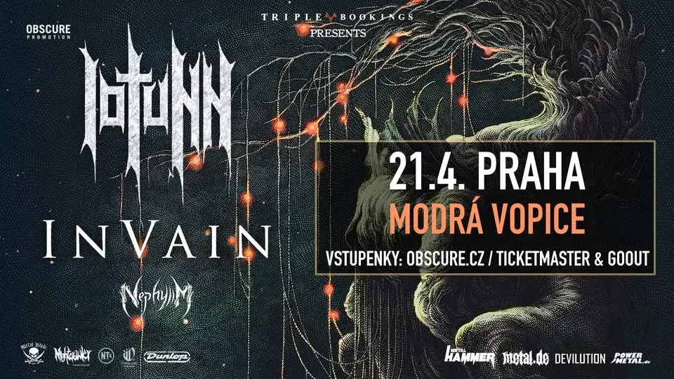 IOTUNN, IN VAIN, NEPHYLIM - Praha