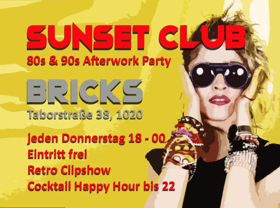 Sunset Club - 80s & 90s Afterwork Party