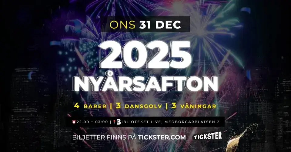 đ„ Stockholms största nyĂ„rsfest đ