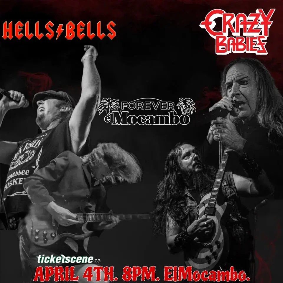 Crazy Babies and Hells Bells team up for Double Bill 
