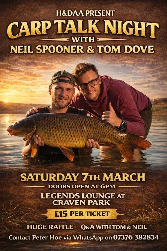 Spooner and Dovey carp talk night