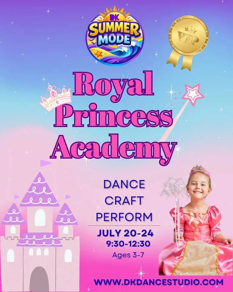 Royal Princess Academy Camp, July 20-24, 9:30-12:30