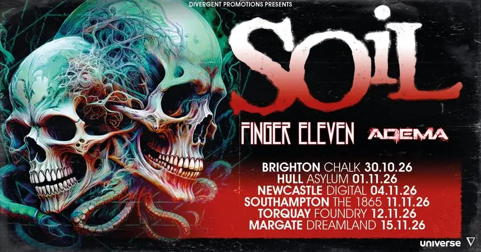 SOiL + Finger Eleven + Adema at The Foundry, Torquay
