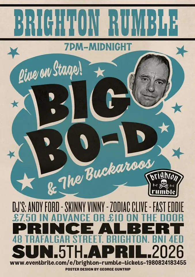 BRRC Presents Rockin BIG  BO - D & THE BUCKAROOS & 4 Rockin DJs  