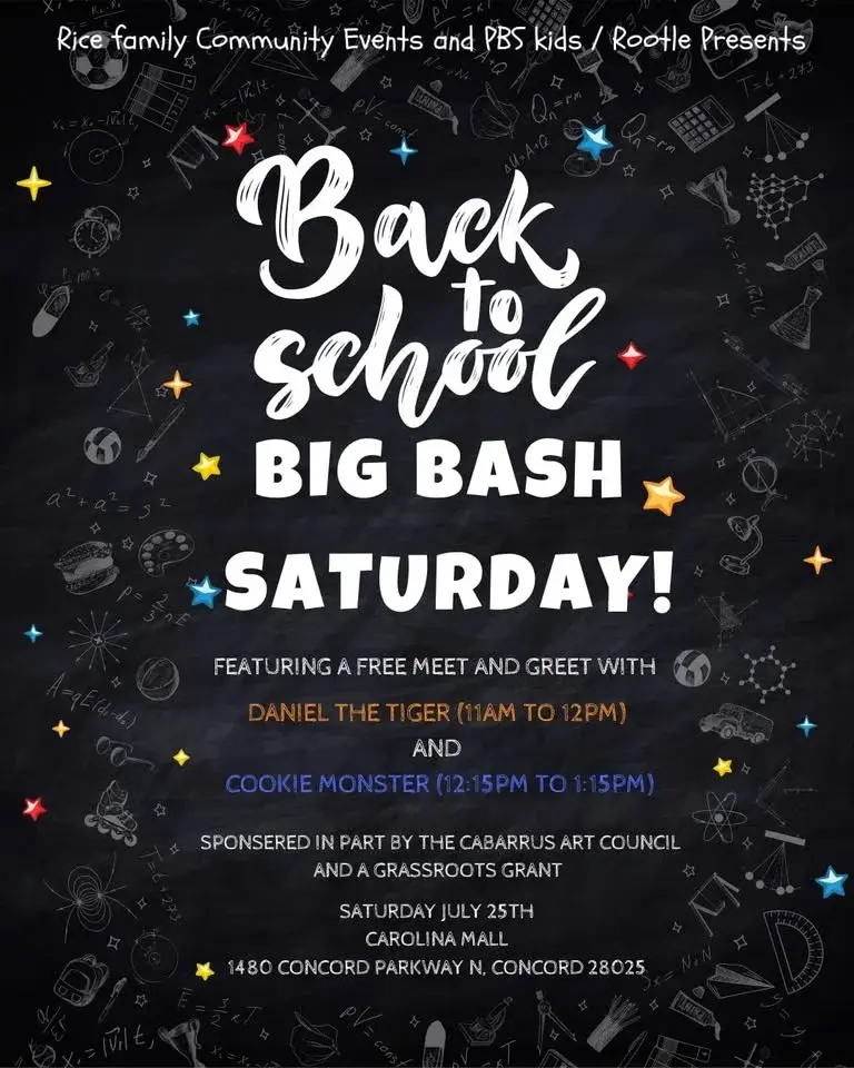 Back To School Big Bash! Free Meet and Greet!