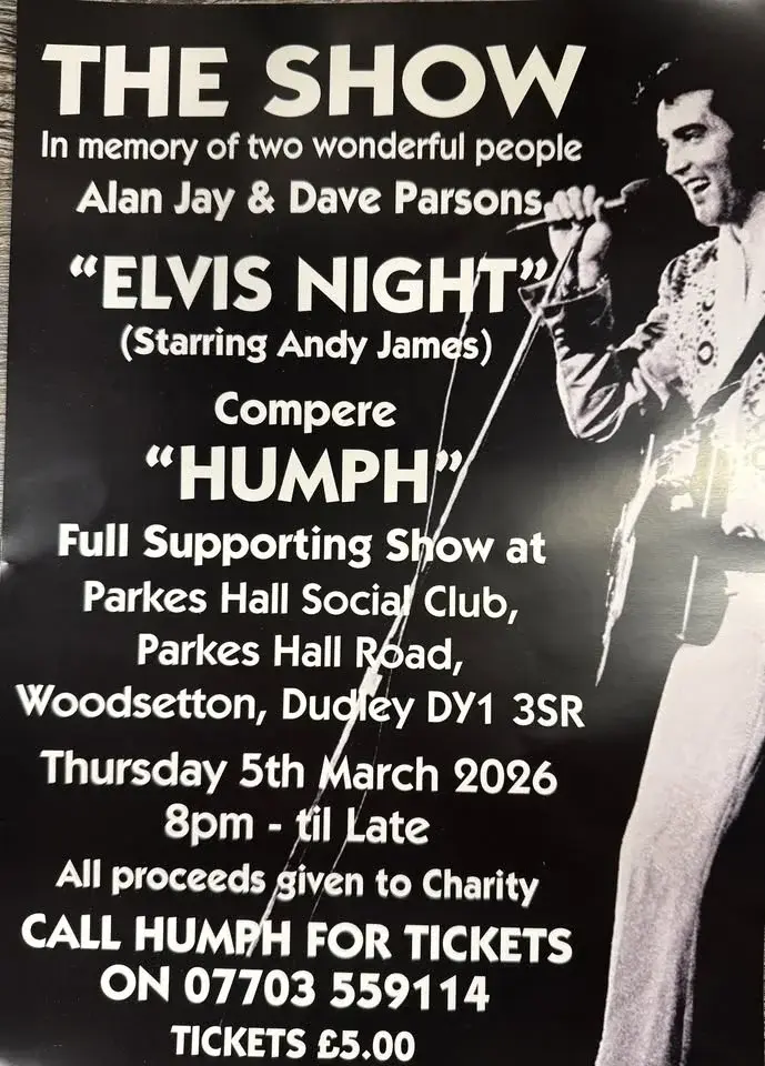 Elvis Night ( starring Andy James)