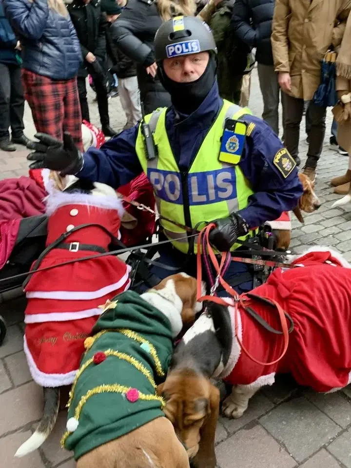 Basset-Julparad i Gamla Stan, Stockholm
