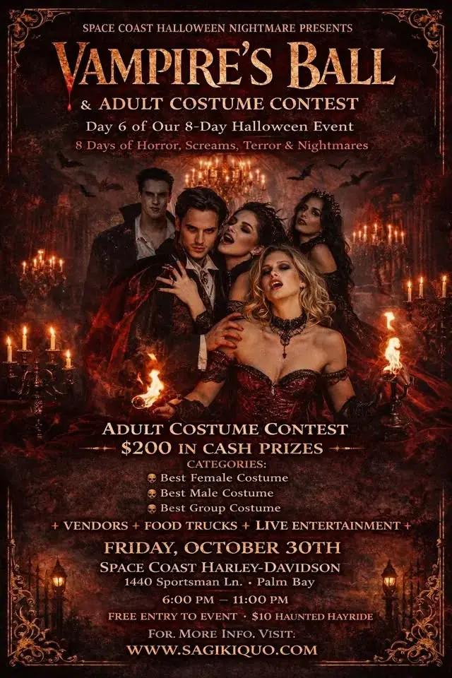 VAMPIRE'S BALL & ADULT'S COSTUME CONTEST 
