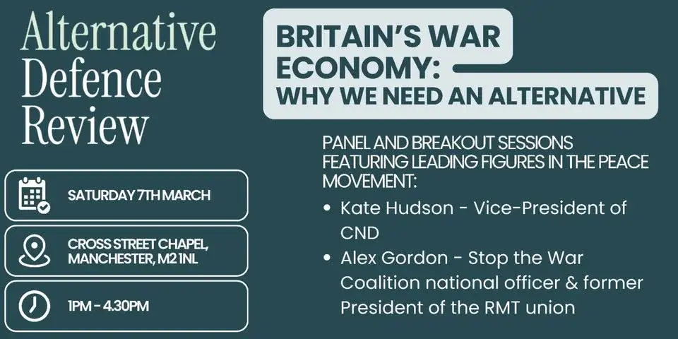 Britain's War Economy: Why We Need an Alternative