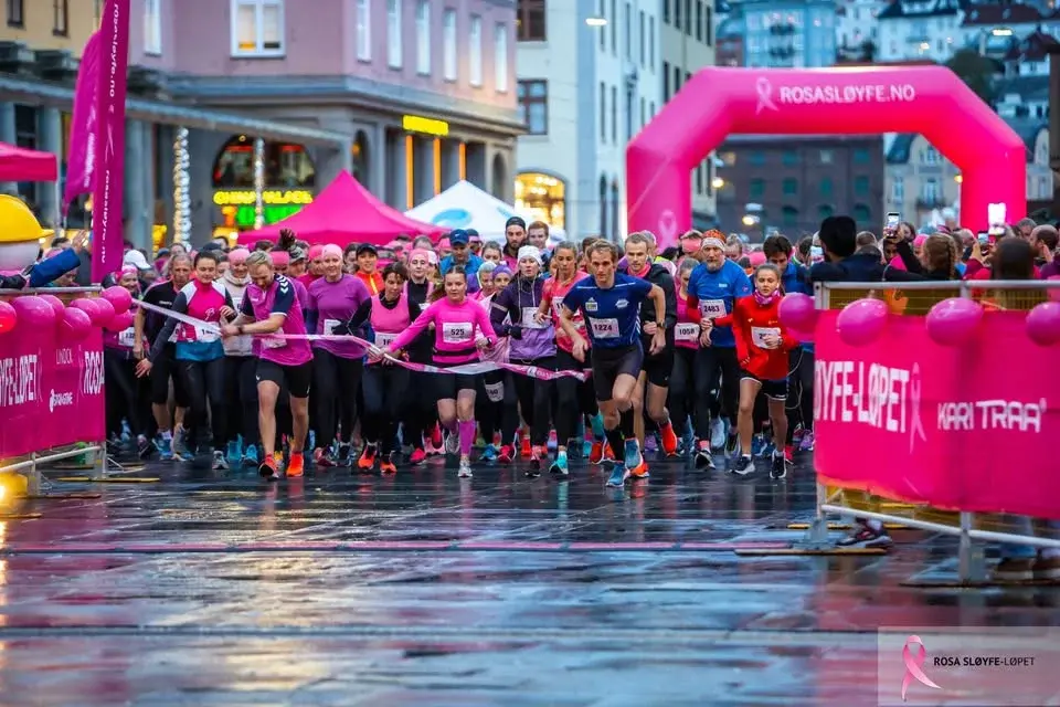Rosa sløyfe-løpet Bergen 2026