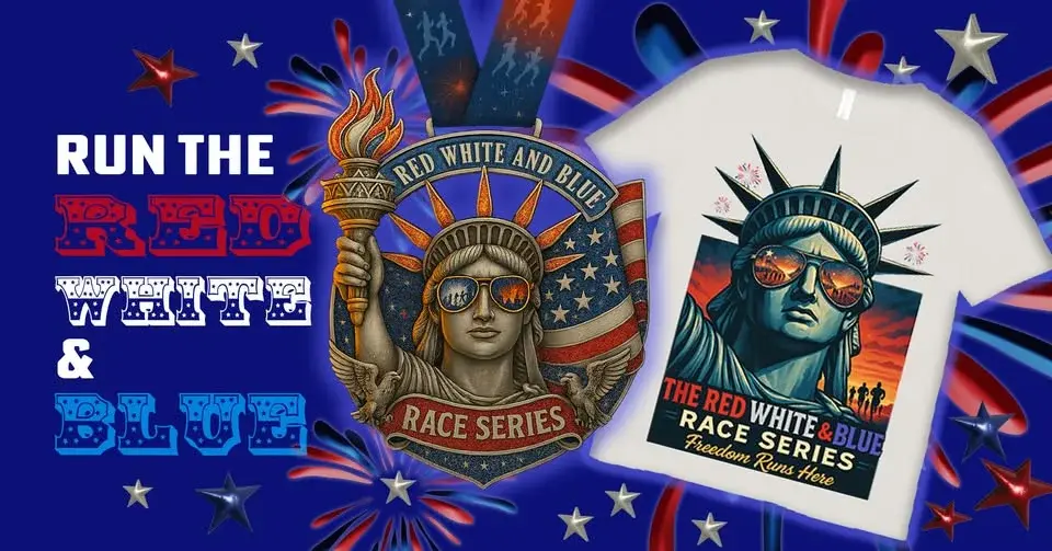Red, White and Blue 4mi/8mi/HM - Dallas