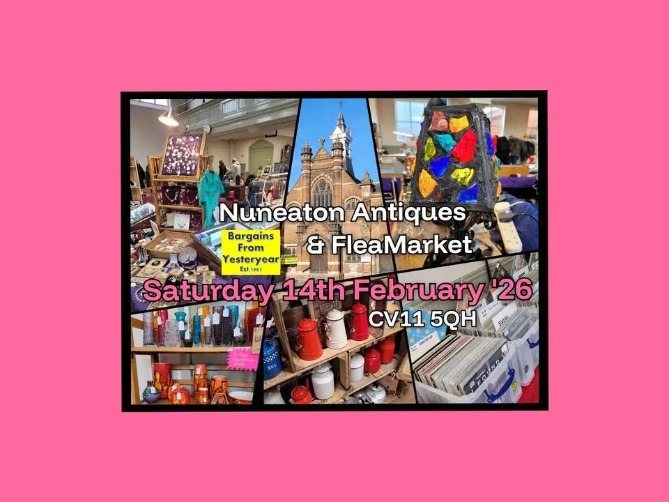 Nuneaton Antiques & FleaMarket CV11 5QH π 2026