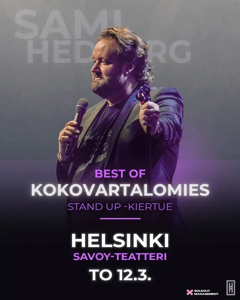 Sami Hedberg - Best of Kokovartalomies / Helsinki, Savoy-teatteri