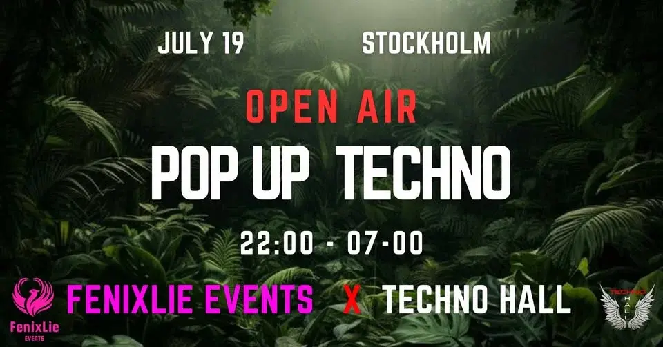 OPEN AIR - STOCKHOLM POP UP TECHNO