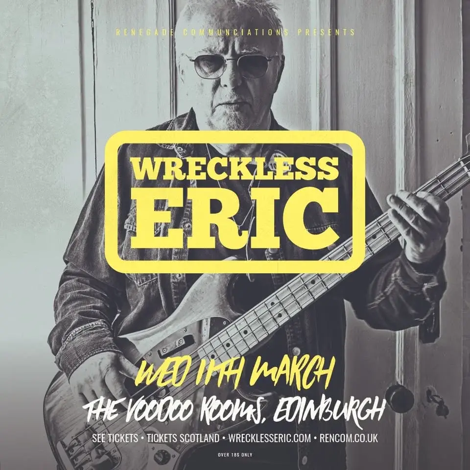 Wreckless Eric / The Voodoo Rooms / Edinburgh / 11.03.26