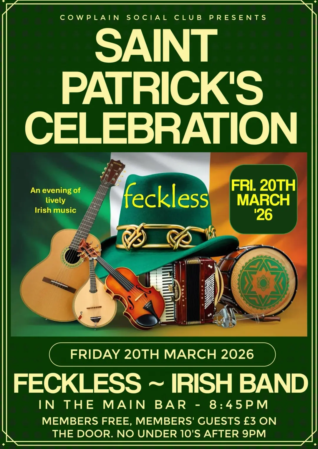 Feckless ~ Irish Band for St. Patrick's Day! 🍀🥃