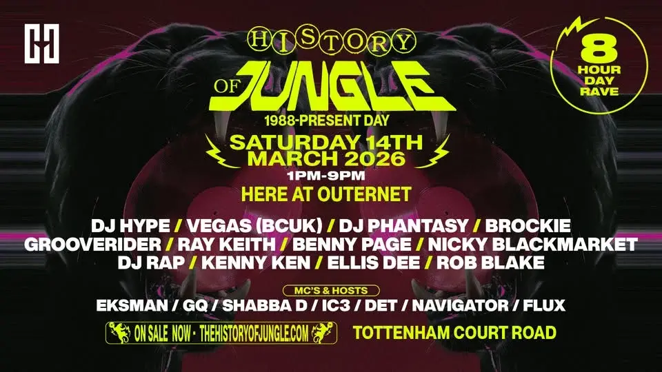 HISTORY OF JUNGLE - LONDON