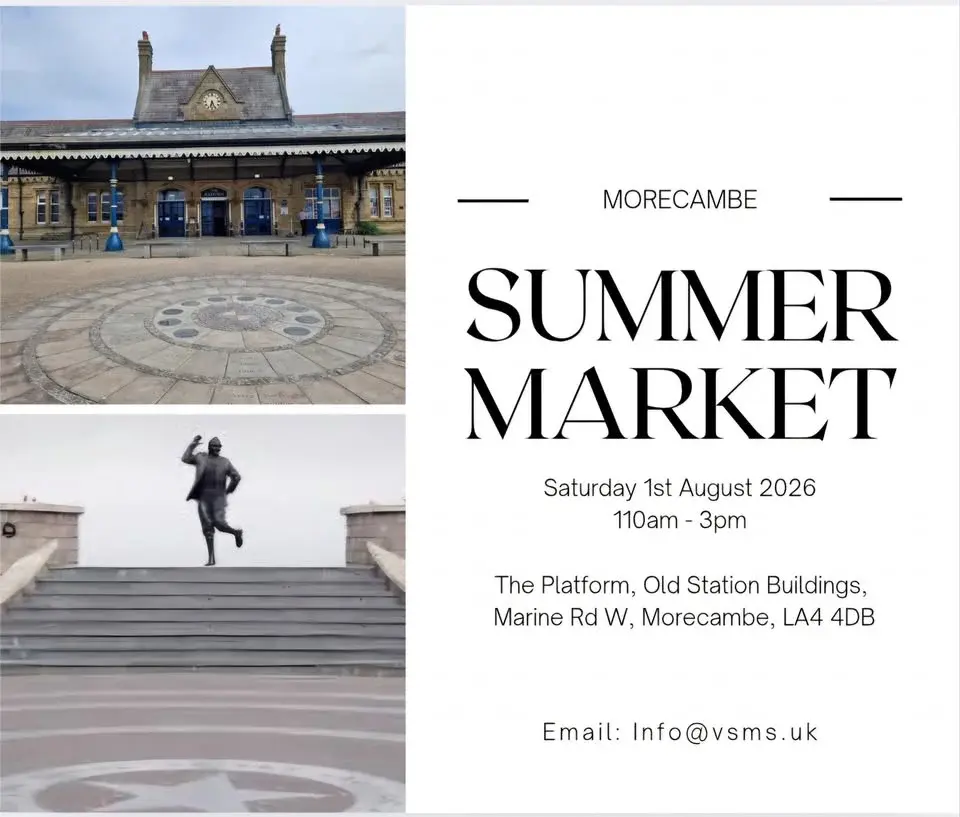 🌞 Morecambe Summer Market 🌞 Saturday 1st August 2026, 10am - 3pm at The Platform