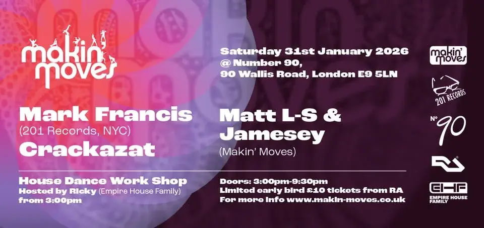 Makin' Moves Daytime Party wth Crackazat & Mark Francis (NYC)