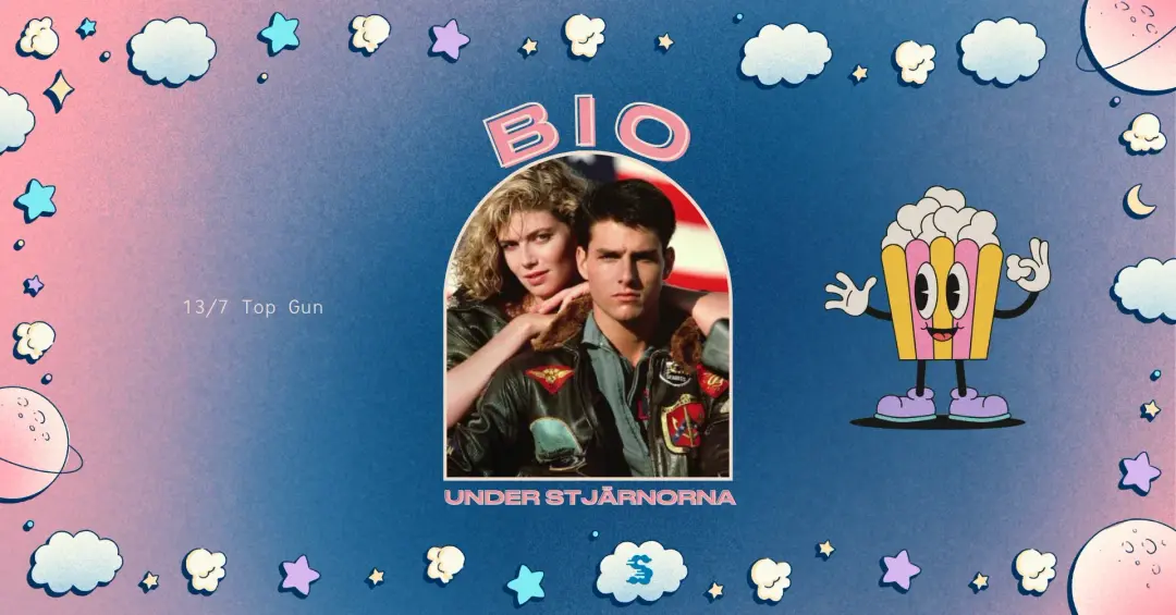 Bio under stjärnorna: Top Gun på taket! 🎬🌟🍿